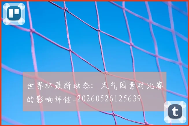 世界杯最新动态：天气因素对比赛的影响评估_20260526125639